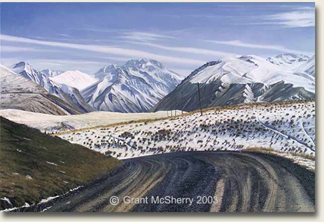 Mackenzie Country NZ painting by Grant McSherry
